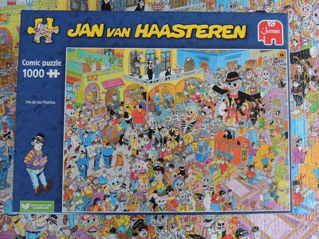 Puzzle 1000 pièces - Jan van Haasteren - Fête de la mort, Ophalen, Legpuzzel