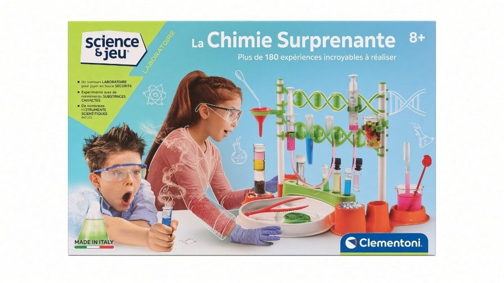 Clementoni La Chimie Surprenante 8+ – neuf, 180 expériences, Enlèvement, Neuf