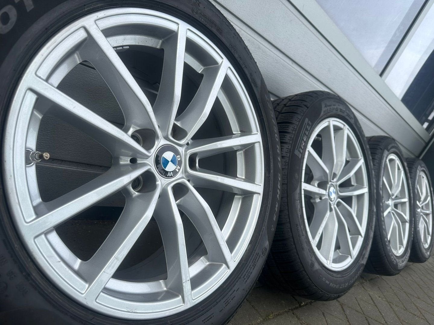 17 inch BMW 3 4 serie G20 G21 G22 G23 i4 velgen winterbanden, Auto-onderdelen, Banden en Velgen, Gebruikt, -, -, Banden en Velgen