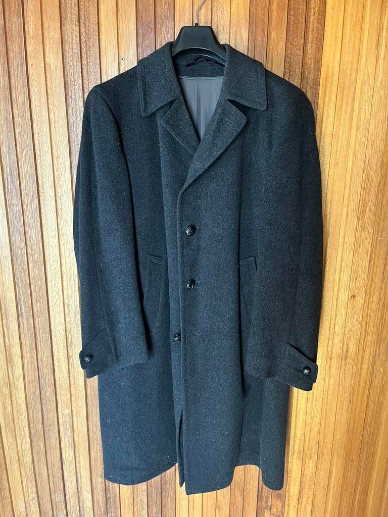 Wollen mantel maat 52-54, Kleding | Heren, Kostuums en vesten, Ophalen, Zo goed als nieuw, Maat 52/54 (L)