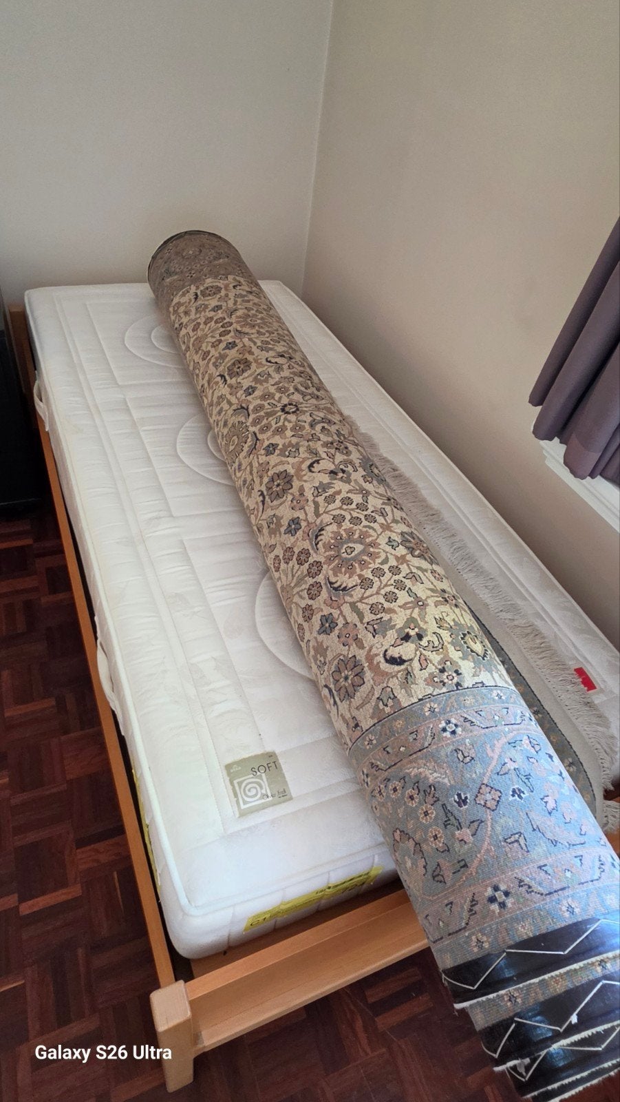 2 1 persoonsbed +matras, Huis en Inrichting, Slaapkamer | Matrassen en Bedbodems, Ophalen, Matras