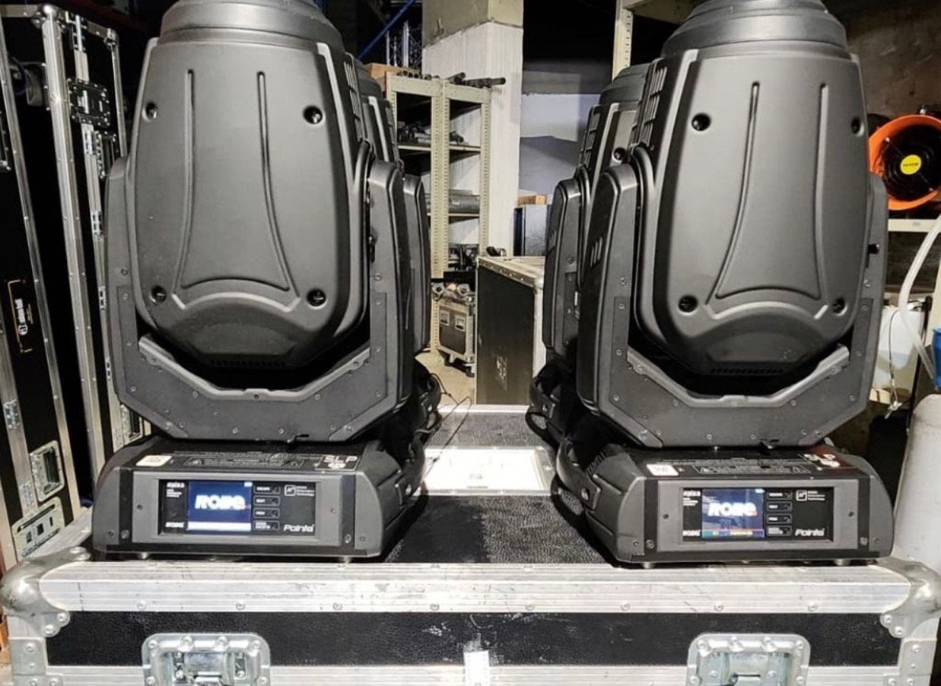 Set van 8-puntsjurk in flightcase, Muziek en Instrumenten, Licht en Laser, Ophalen, Zo goed als nieuw