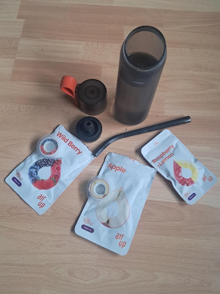 Bouteille Air Up 650 ml+3 dosettes, Enlèvement ou Envoi, Utilisé