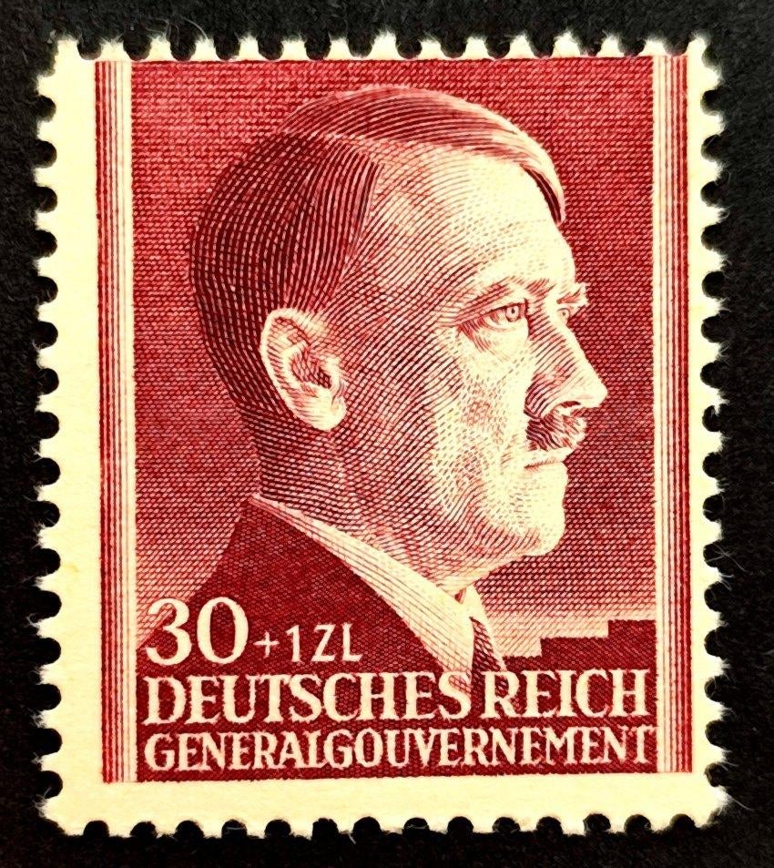 DR:Generalgouvernement 53ste verjaardag A.H. 1942 POSTFRIS, Ophalen of Verzenden, Overige periodes, Postfris