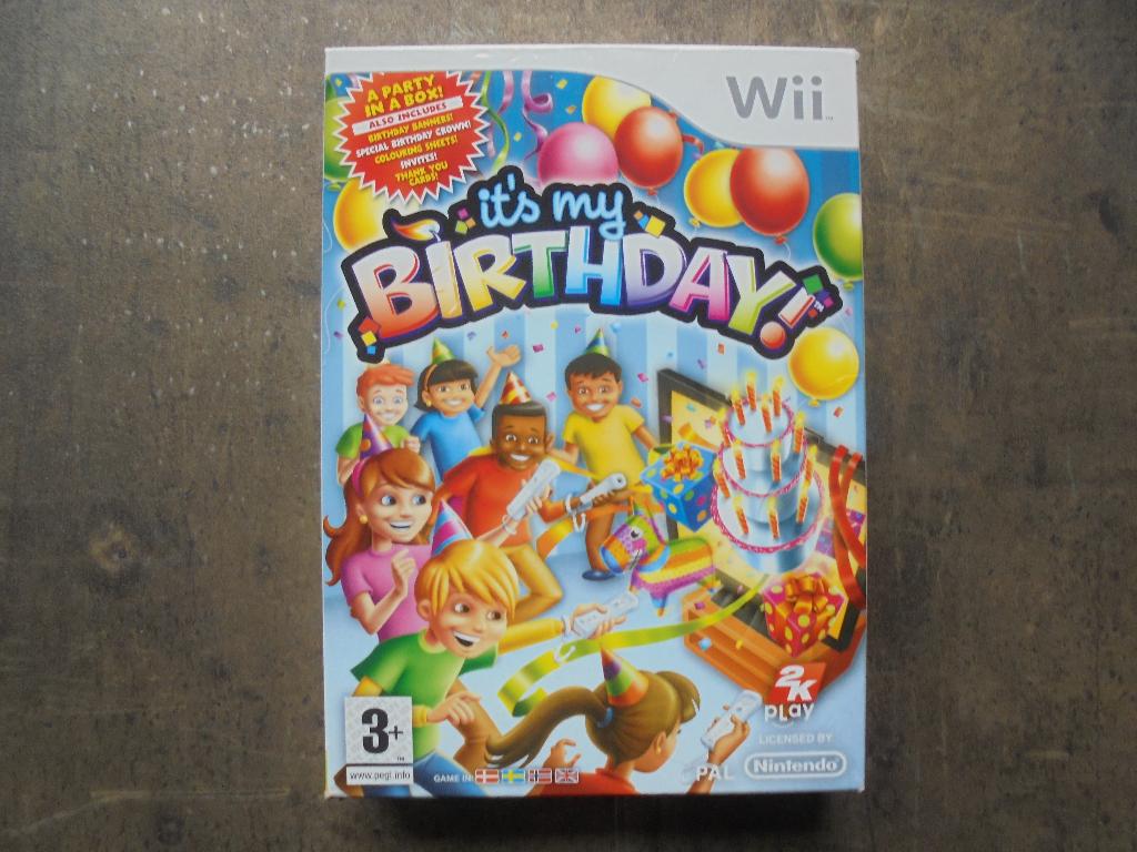 It's My Birthday Party Box voor Wii (zie foto's), Puzzel en Educatief, Gebruikt, Verzenden, 1 speler