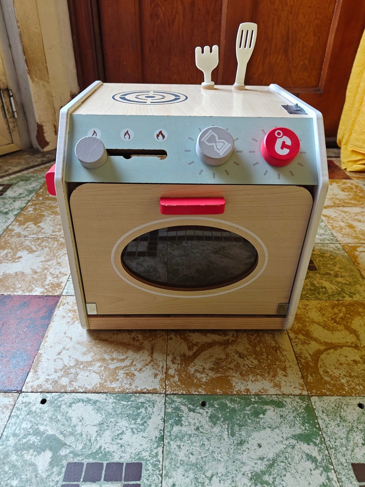 Oven voor kinderen, Ophalen