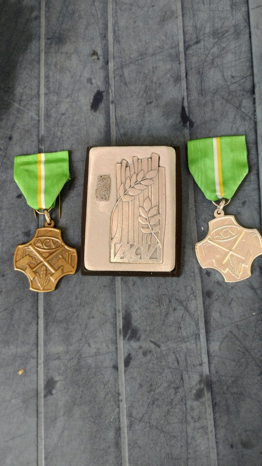 ACV medailles, pin en penning, Ophalen of Verzenden