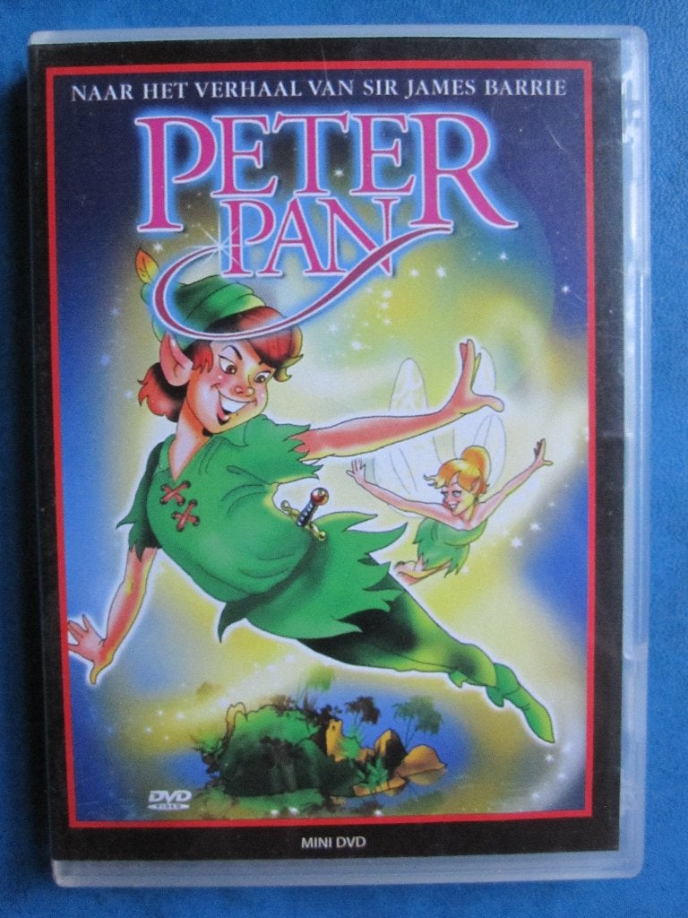 Peter Pan (mini DVD), Cd's en Dvd's, Dvd's | Tekenfilms en Animatie, Zo goed als nieuw, Amerikaans, Tekenfilm, Alle leeftijden