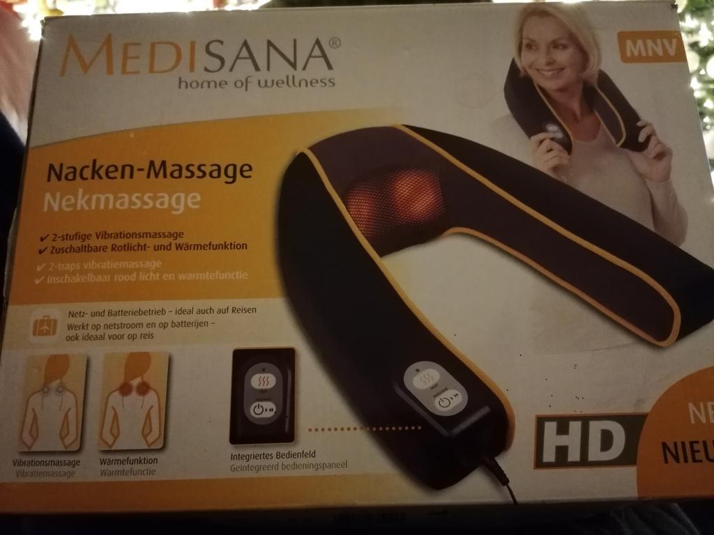 Nek massage kussen, merk Medisana. Perfecte staat, rookvrij., Enlèvement