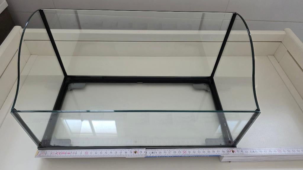 Klein open aquarium/terrarium, Ophalen, Gebruikt, Leeg aquarium