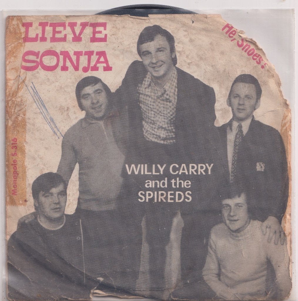 Willy Carry and the Spireds – Lieve Sonja / He, snoes, Enlèvement ou Envoi, Utilisé, 7 inch, En néerlandais