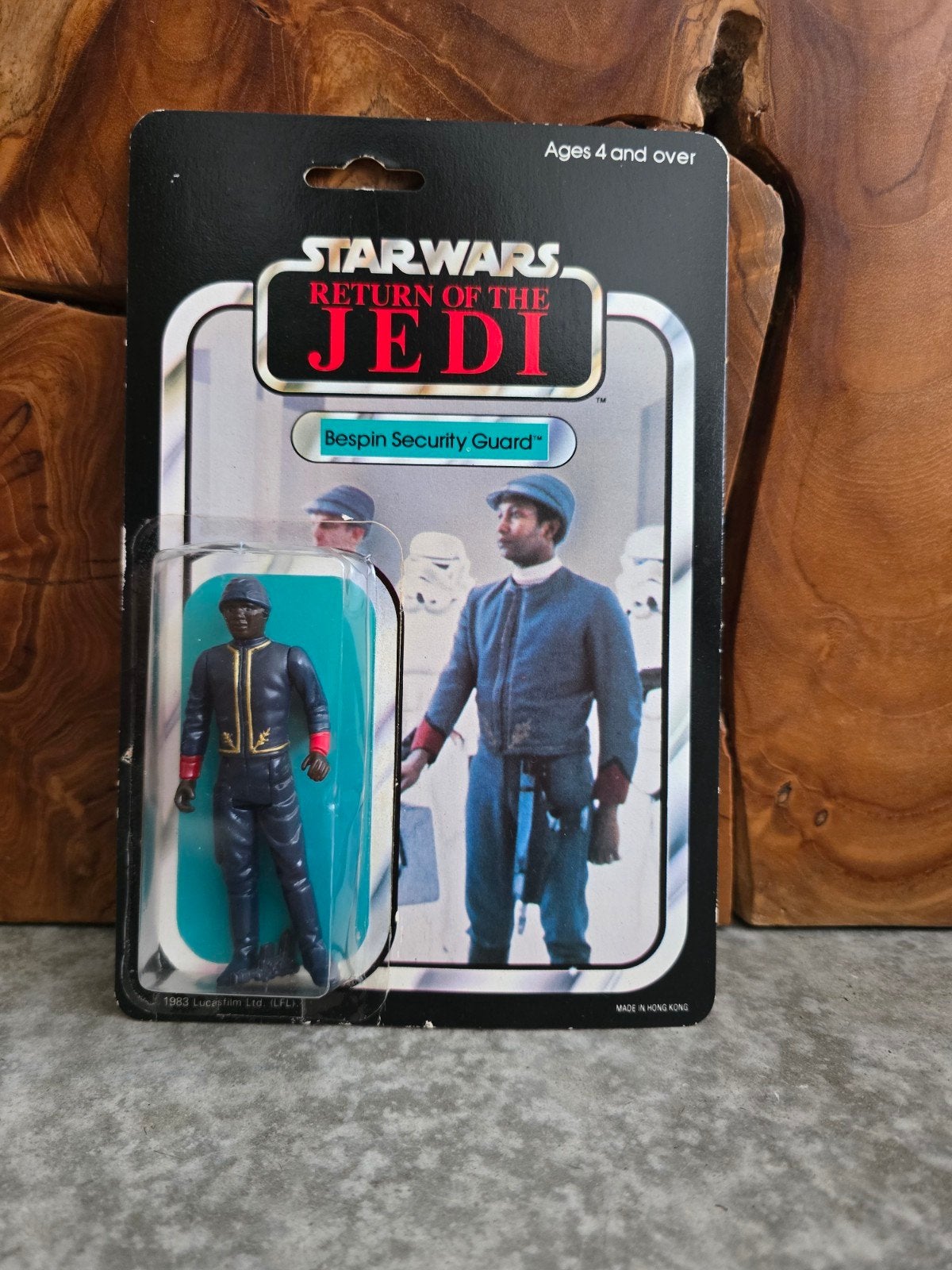 Star Wars Vintage Moc Palitoy Bespin Security Guard 45 Back, Verzamelen, Ophalen of Verzenden