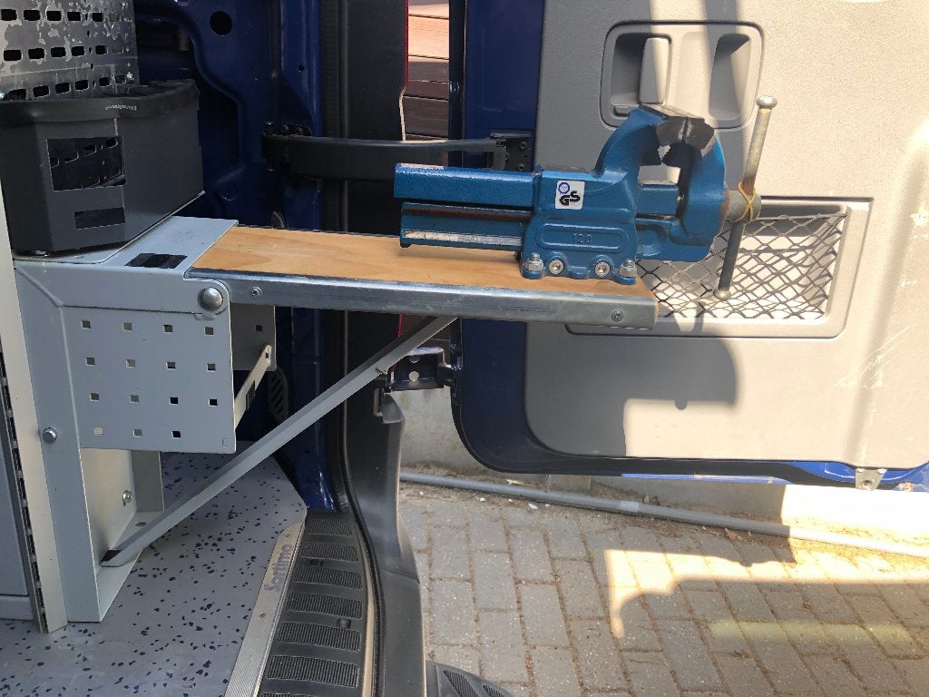 Étau Sortimo — Pliable 300€, Bricolage & Construction, Enlèvement, Utilisé, Étau