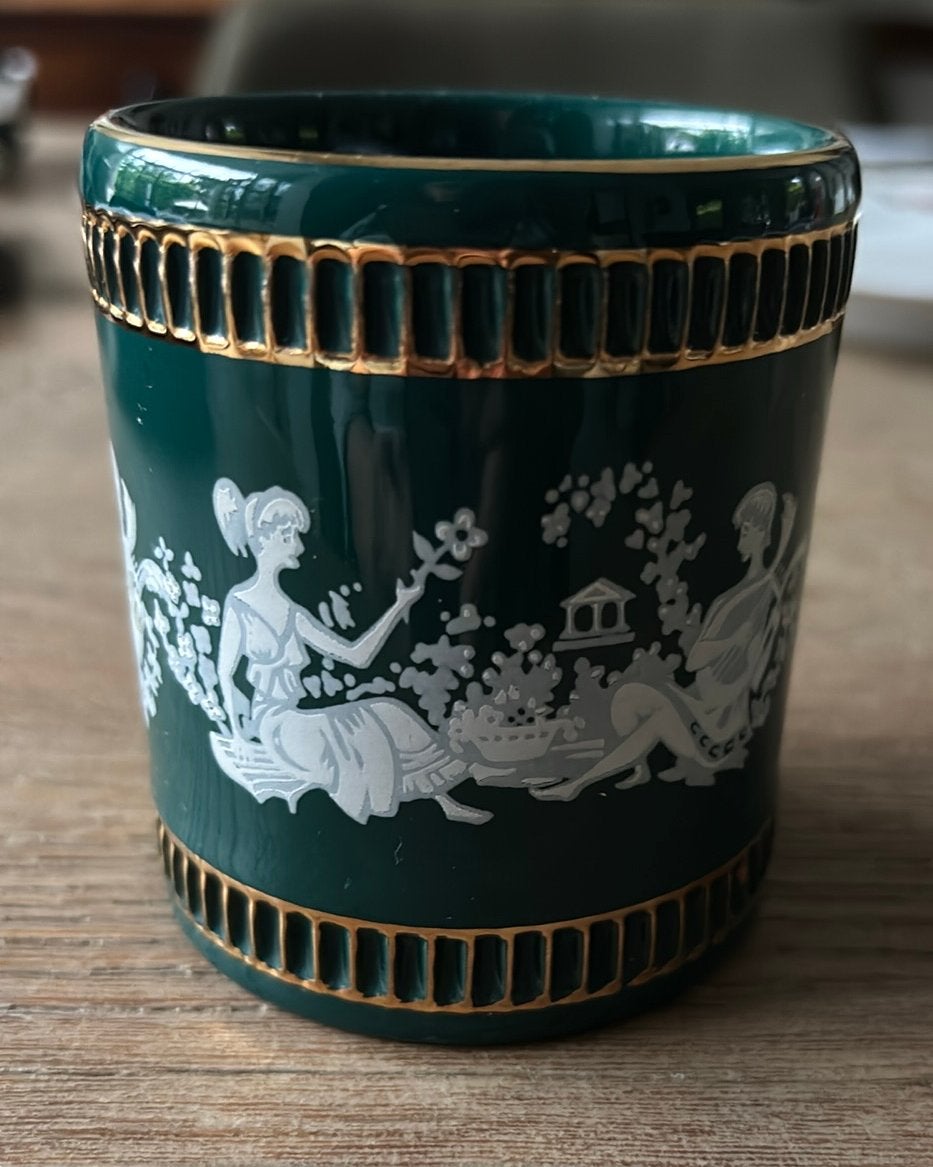 Vintage keramiek bekertje, Antiek en Kunst, Antiek | Porselein, Ophalen