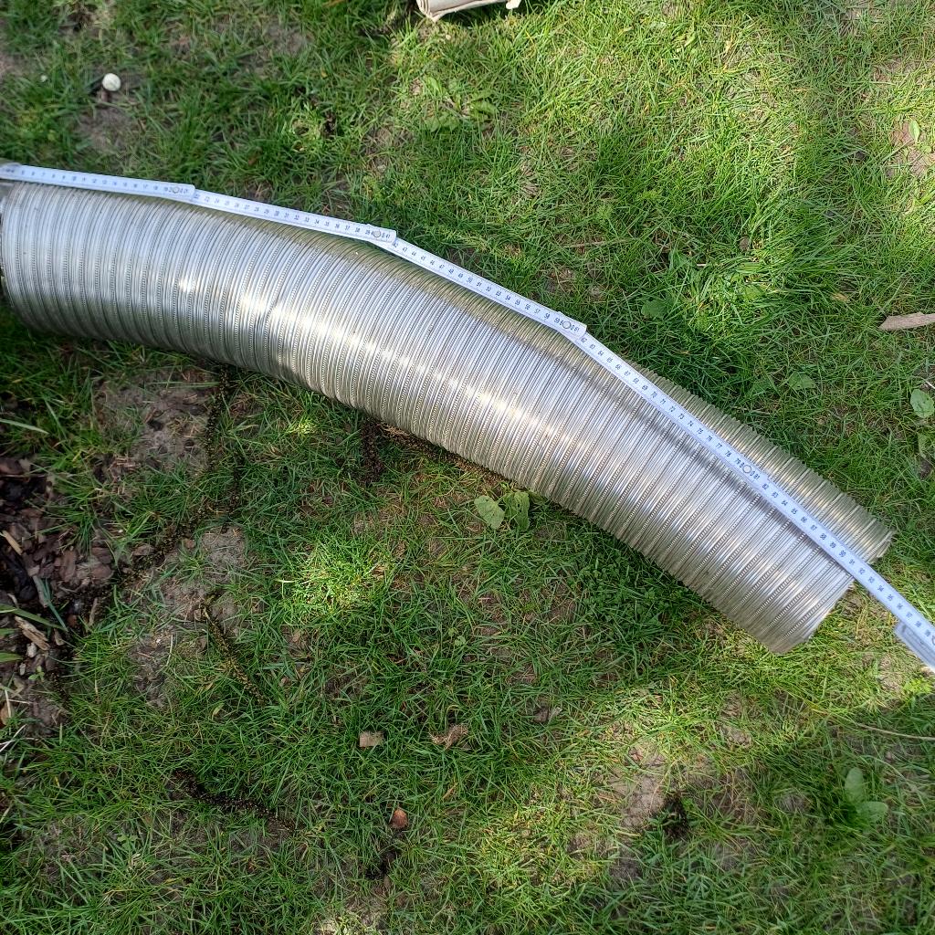 tube flexible en acier inoxydable à double paroi, Neuf, Inox, 80 mm ou plus, Enlèvement