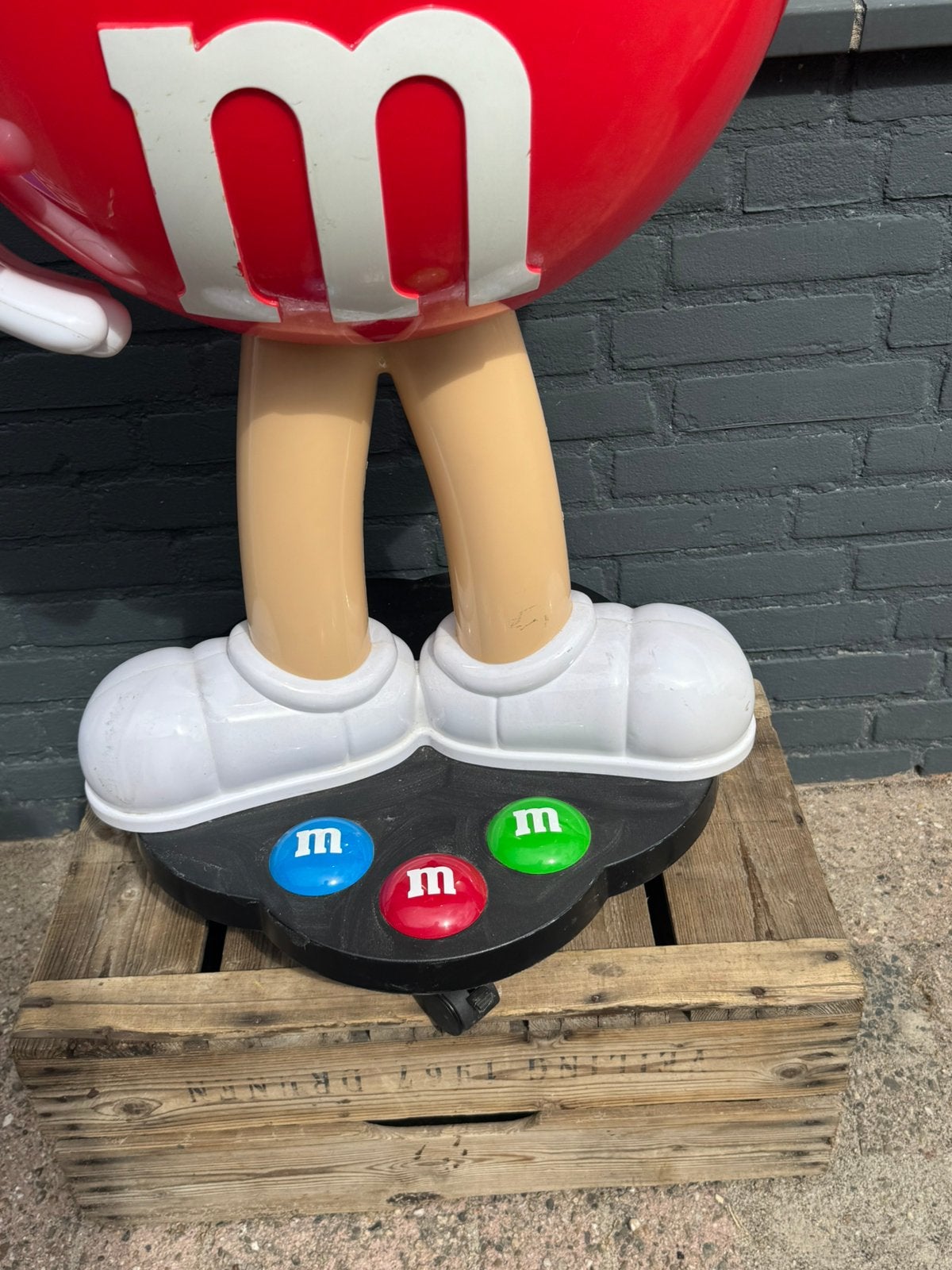 M&M reclame display beeld USA, Ophalen, Gebruikt, Reclamebord