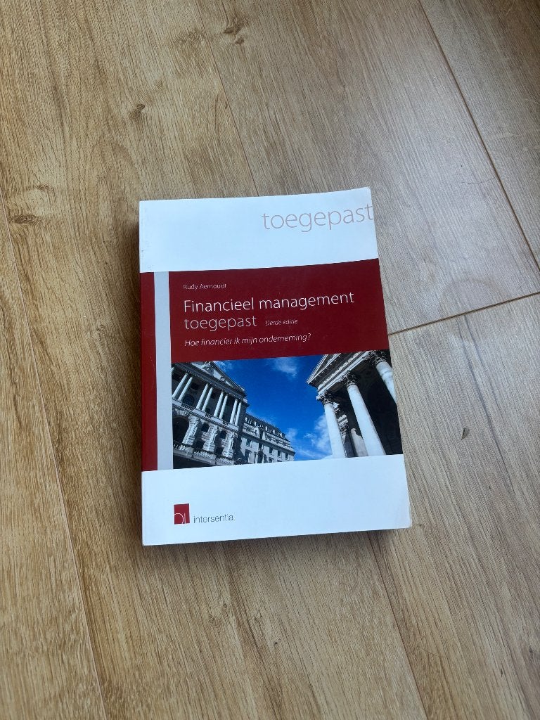 Boek financieel management, Boeken, Ophalen, Zo goed als nieuw, Hogeschool
