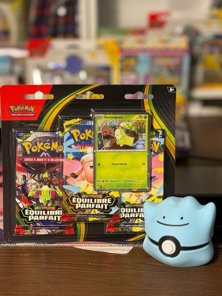 Tri-pack Pokemon Equilibre Parfait + Poke Ball 3D Metamorph, Enlèvement ou Envoi, Neuf, Autres types