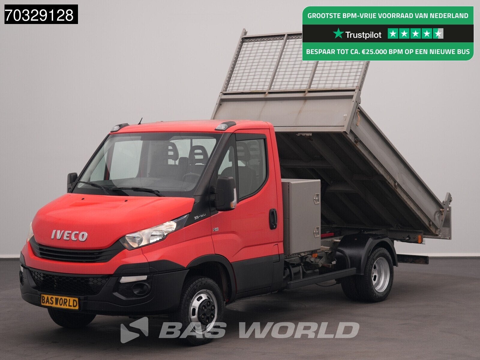 Iveco Daily 35C12 Kipper 3,5t Trekhaak Airco Cruise Euro6 Ti, Gebruikt, Euro 6, Iveco, 2815 kg