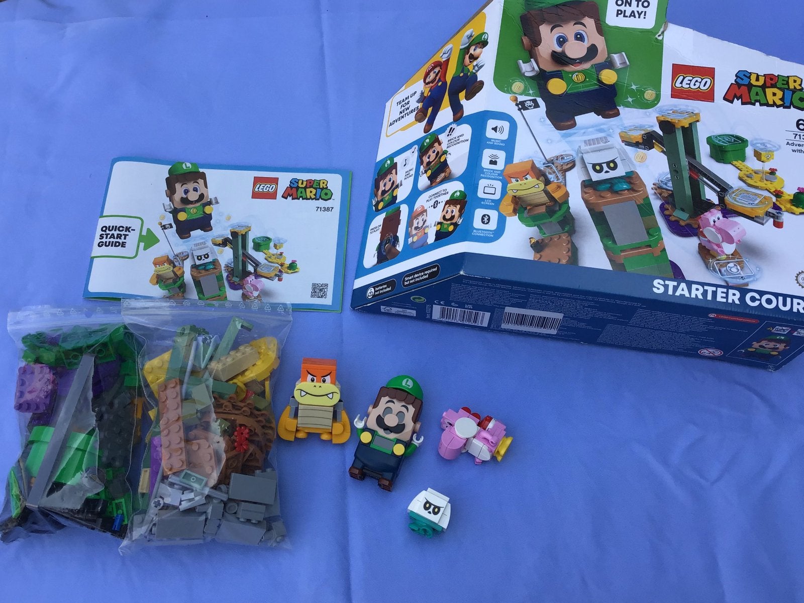 Lego super mario luigi set 71387, Kinderen en Baby's, Speelgoed | Duplo en Lego, Ophalen of Verzenden, Zo goed als nieuw, Compleet