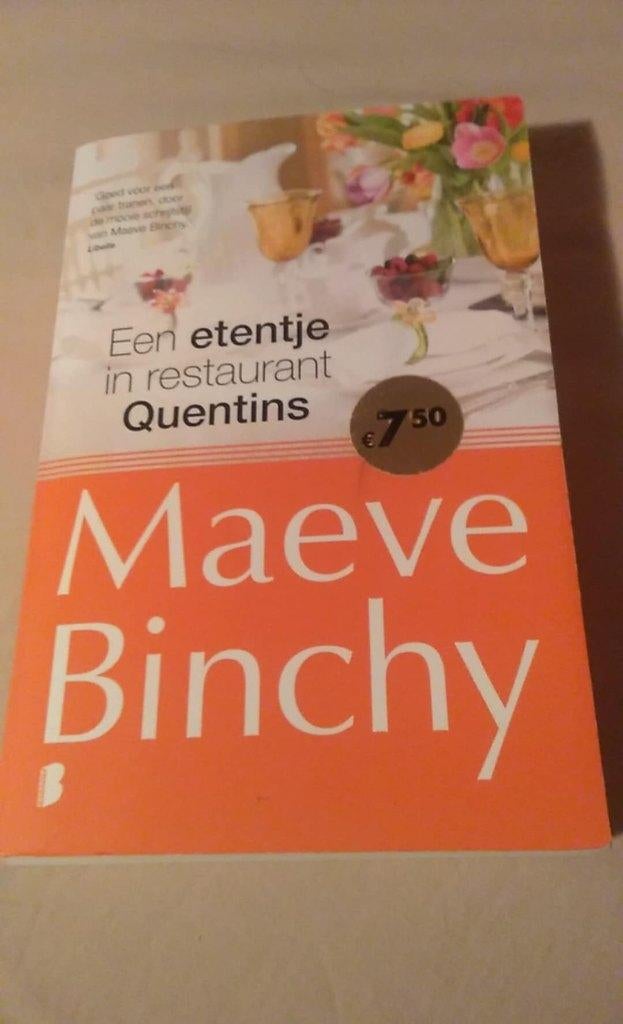 een etentje in restaurant Quentins  Maeve Binchy, Ophalen of Verzenden