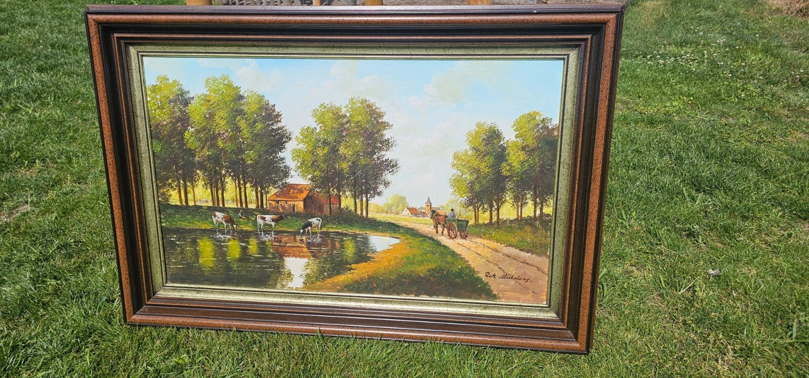 Prachtig schilderij., Ophalen