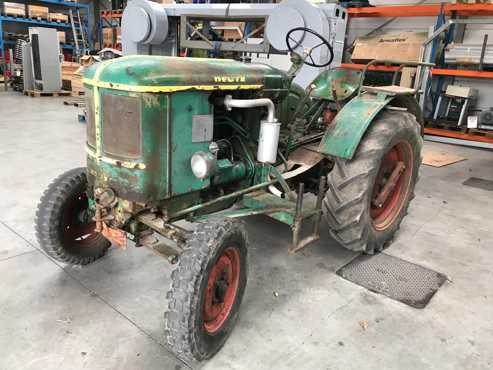 Deutz tractor, Ophalen