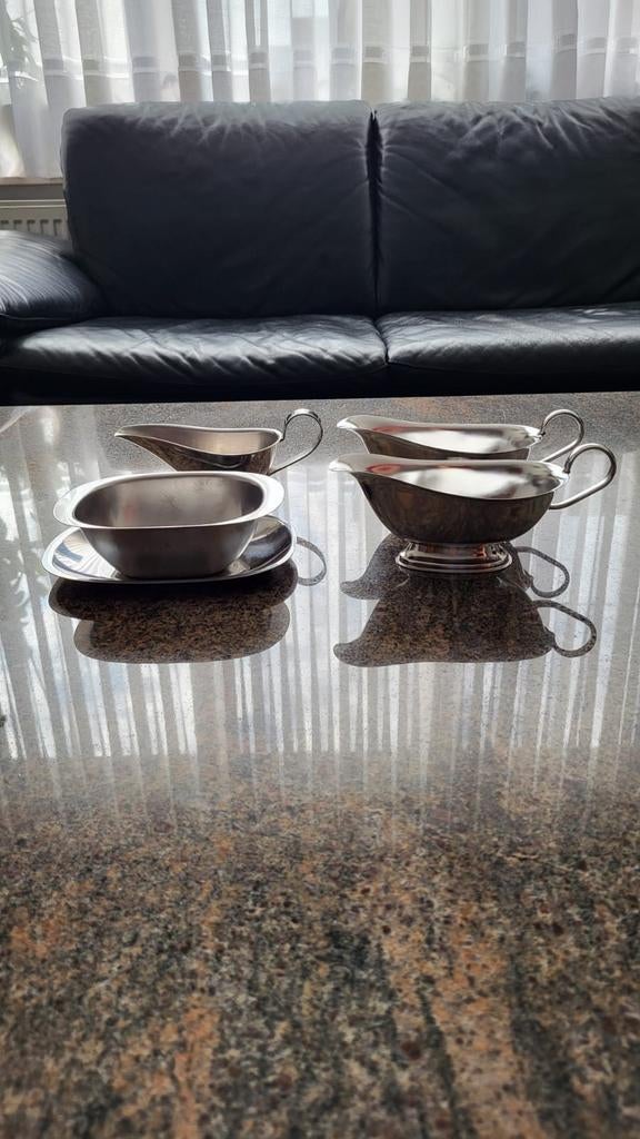 İnox sauspotjes (per stuk voor 5 euro), Huis en Inrichting, Keuken | Servies, Ophalen of Verzenden