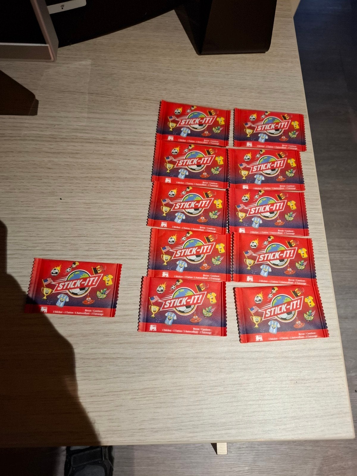 Delhaize wk stickers, Ophalen of Verzenden