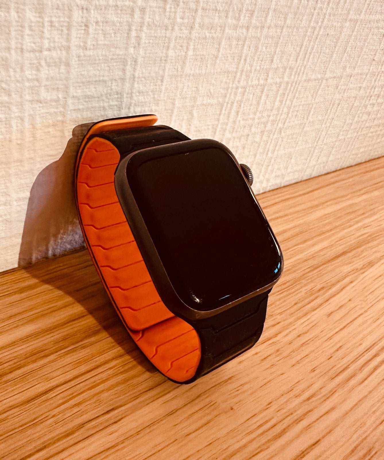 Apple Watch Series 4 GPS 44 mm – Compleet pakket 4 bandjes, Handtassen en Accessoires, Smartwatches, Zwart, IOS, Ophalen of Verzenden
