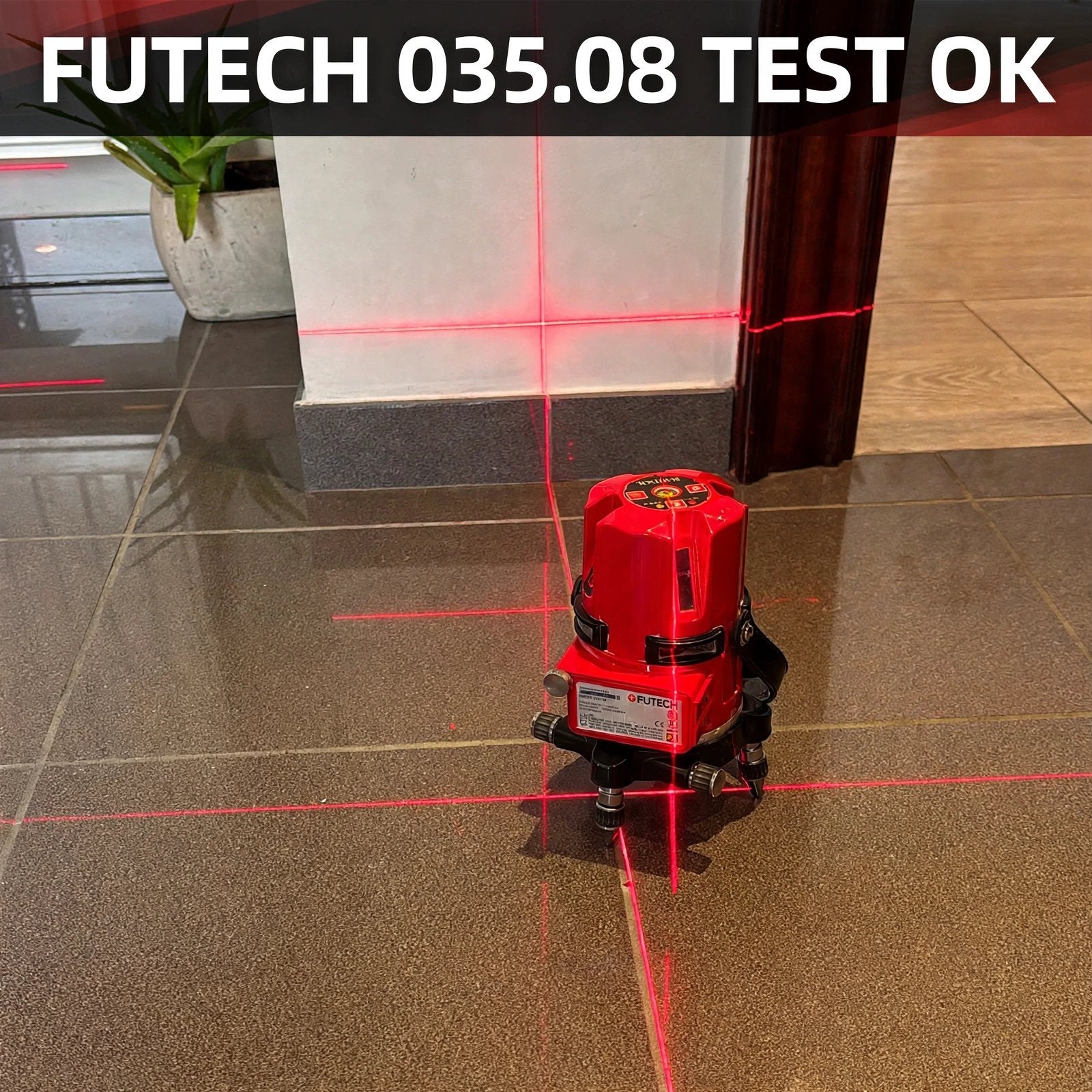 Laser pro FUTECH 035.08 Multicross Supervision - Kit complet, Bricolage & Construction, Enlèvement, Comme neuf