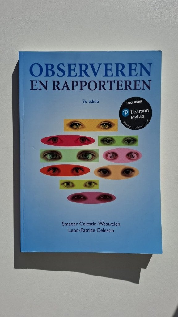 Observeren en rapporteren 3e ed., Pearson, Enlèvement ou Envoi, Utilisé, Autres sujets/thèmes