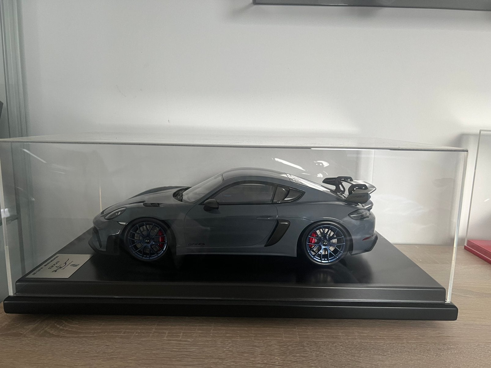 Pirsche cayman 718 GT4 Rs 1:12, Ophalen of Verzenden, Zo goed als nieuw