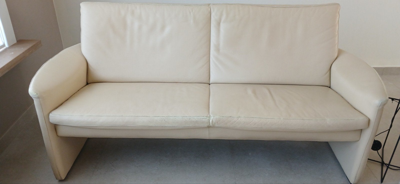 leolux salon 2 en 3 zits in goede staat, Huis en Inrichting, Ophalen, Gebruikt, Design, Leer