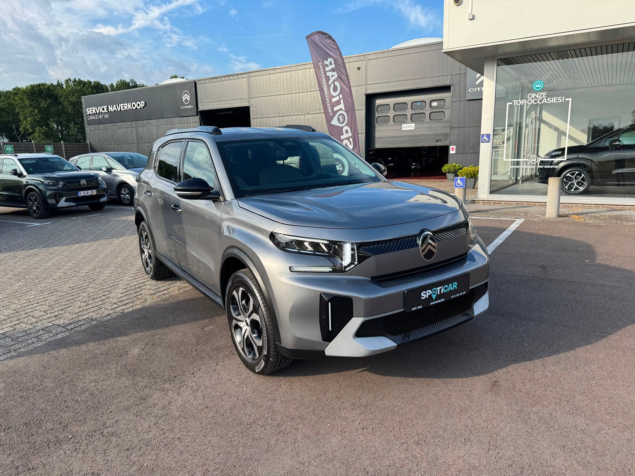 Citroën C3 Aircross TURBO 100 CH -MAX - MANUEEL - WAARBORG, Autos, Argent ou Gris, Achat, 4 portes, Boîte manuelle
