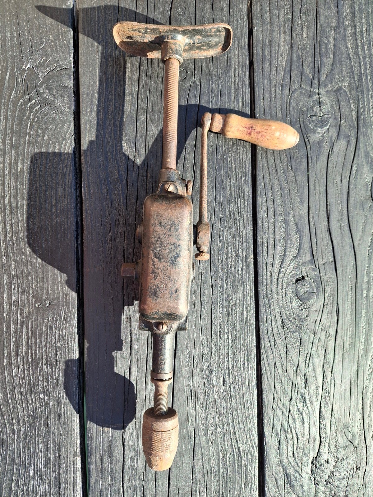 Antieke Peugeot Frères Handboormachine / Borstboor - Vintage, Antiek en Kunst, Ophalen of Verzenden