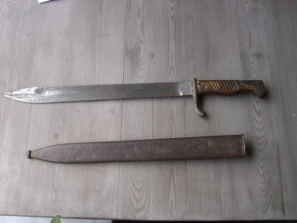 duitse bajonet, Enlèvement ou Envoi, Armée de terre, Épée ou sabre
