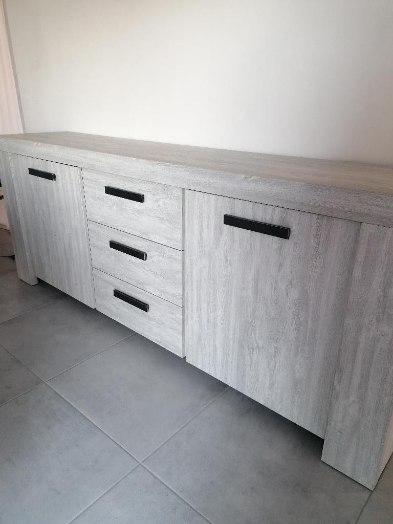 Dressoir grijs, Ophalen, Kunststof, Gebruikt, 150 tot 200 cm