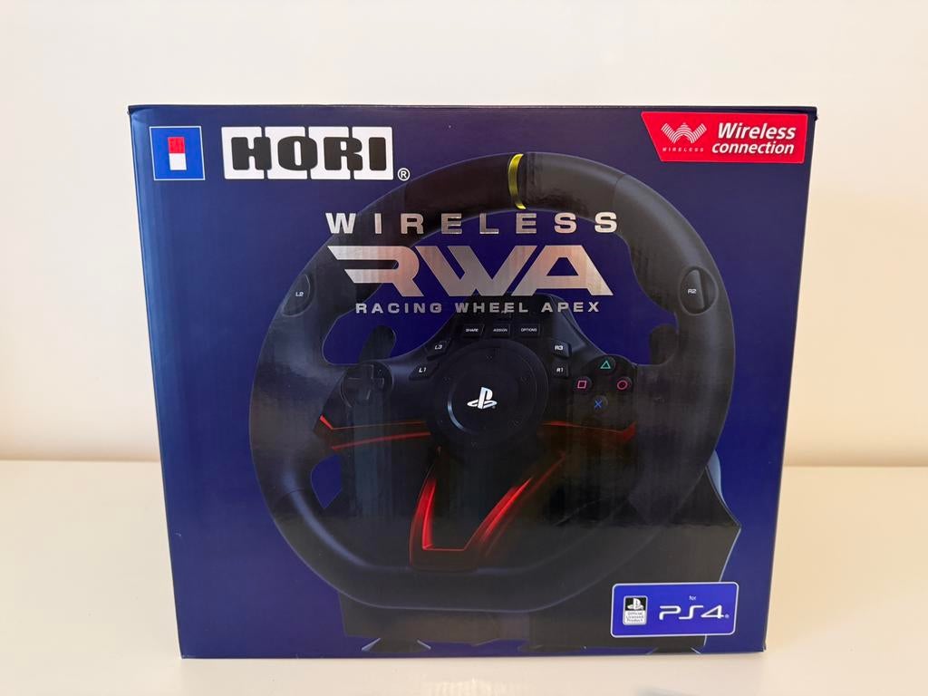 Hori Wireless RWA Racing Wheel Apex avec pédalier, Games en Spelcomputers, Ophalen, Zo goed als nieuw
