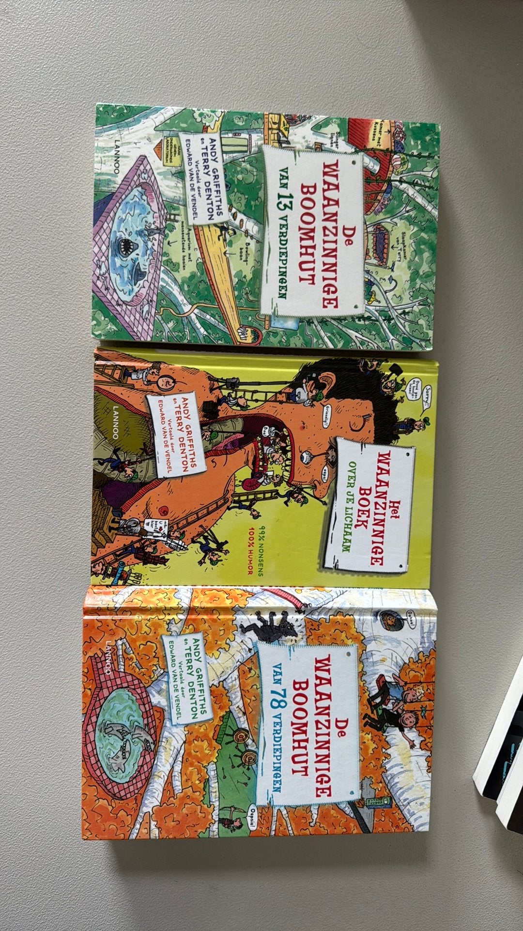 Boeken De Waanzinnige boomhut, Boeken, Ophalen, Zo goed als nieuw