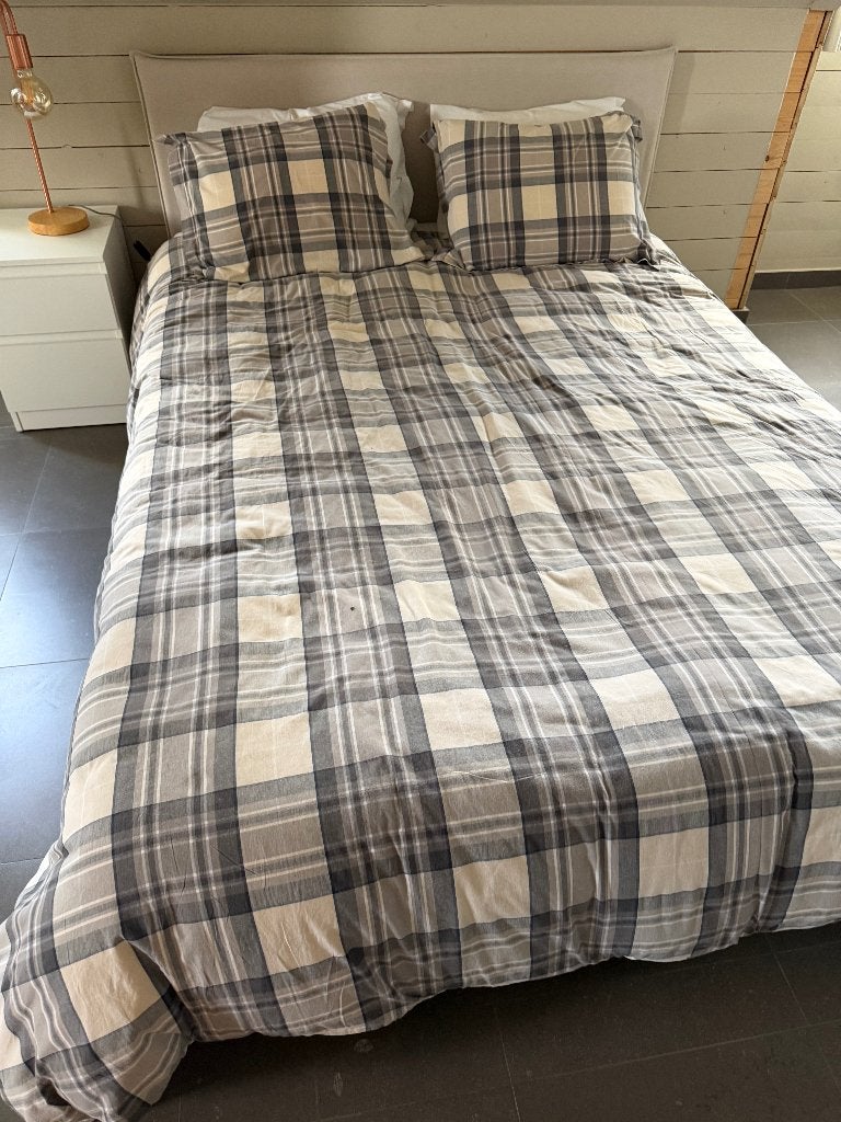 Tweepersoonsbed Ikea Kleppstad 160 x 200, Ophalen, Tweepersoons, Zo goed als nieuw, Metaal
