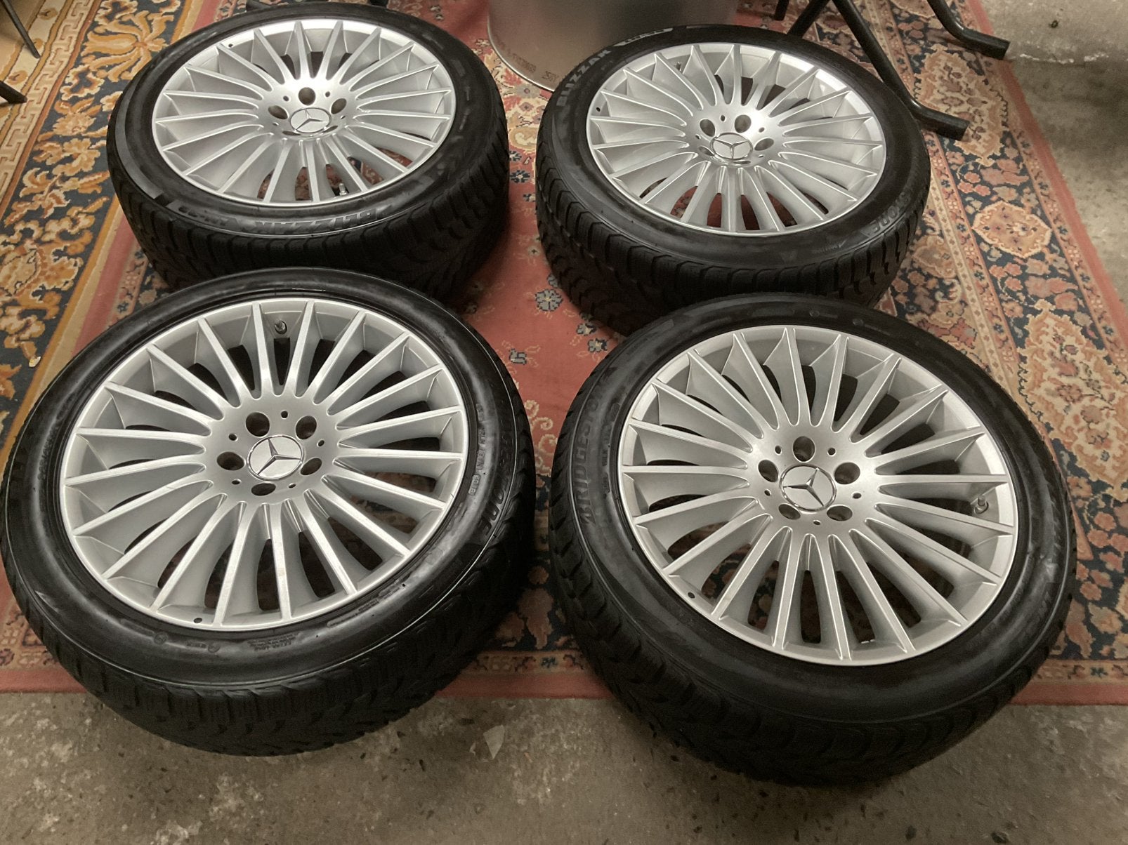 Mercedes originele winterbandenset S-Klasse ( W222), Auto-onderdelen, Ophalen, Winterbanden, Velg(en)