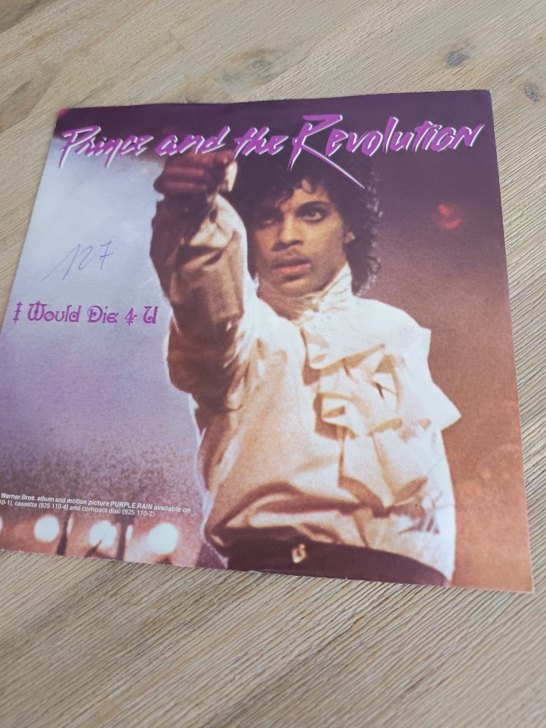 Prince and the Revolution, Pochette photo, Enlèvement, 7 inch