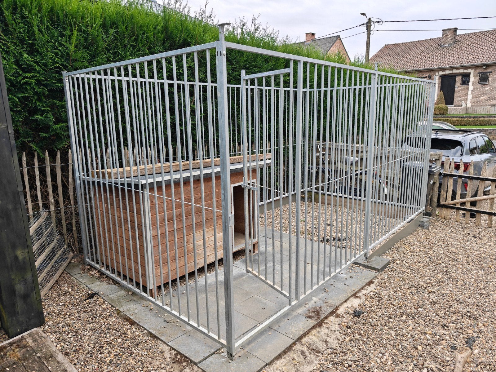Honden een 4m op 2 meter, Enlèvement, Utilisé, 100 cm ou plus, Chenil chien
