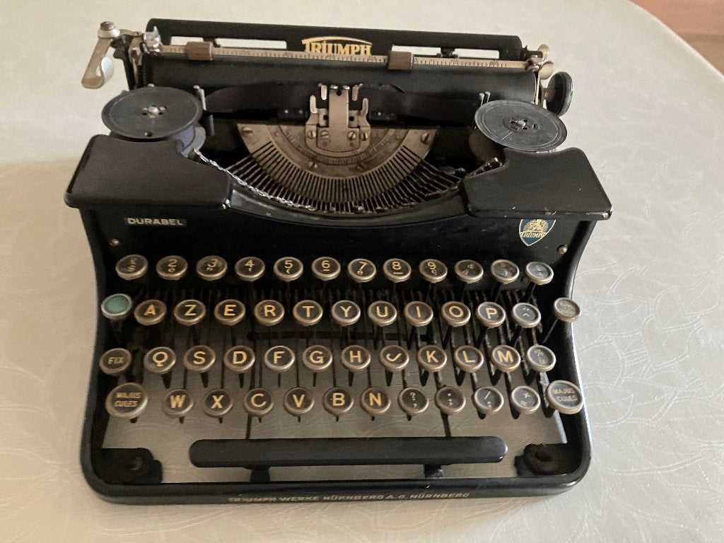 Retro Typemachine “Triumph”, Ophalen