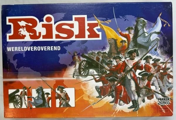Jeu de plateau Parker Risk, version complète, jeu de société, 1 ou 2 joueurs, Envoi, Comme neuf, Parker