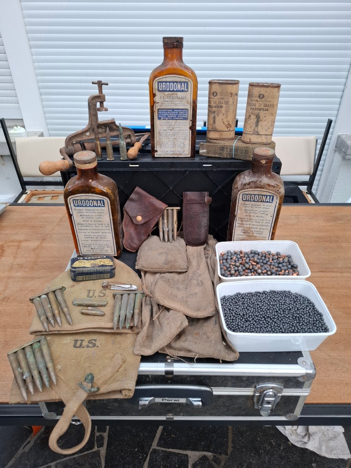 lots militaria, Enlèvement
