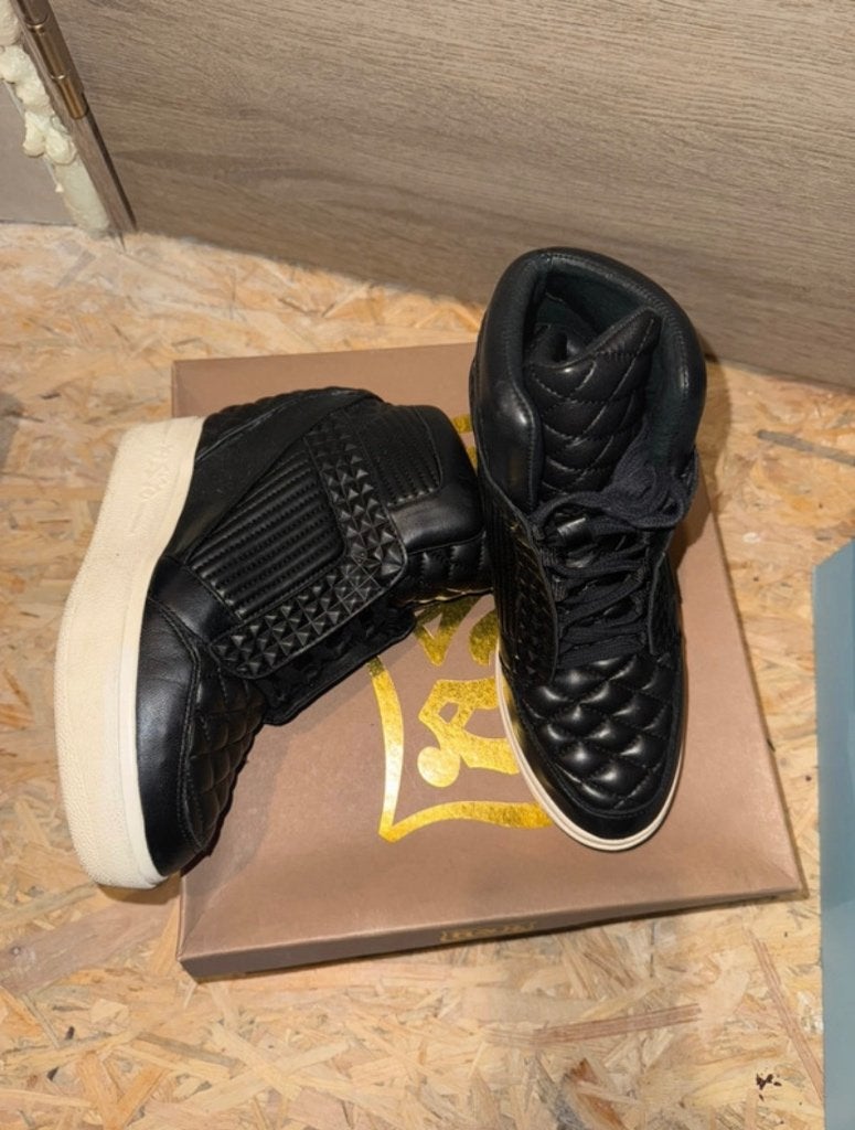 Basket compensée Ash noir, Enlèvement ou Envoi, Sneakers et Baskets, Comme neuf, Noir