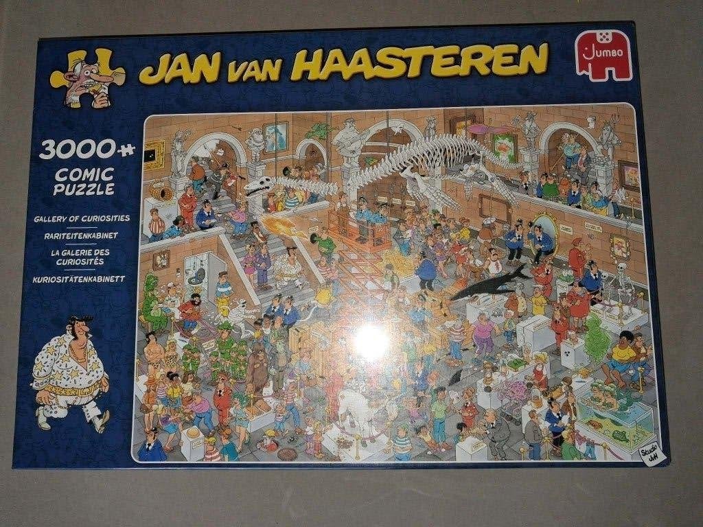 Jan van haasteren puzzel 3000 stukjes rariteitenkabinet, Ophalen of Verzenden, Meer dan 1500 stukjes, Nieuw, Legpuzzel