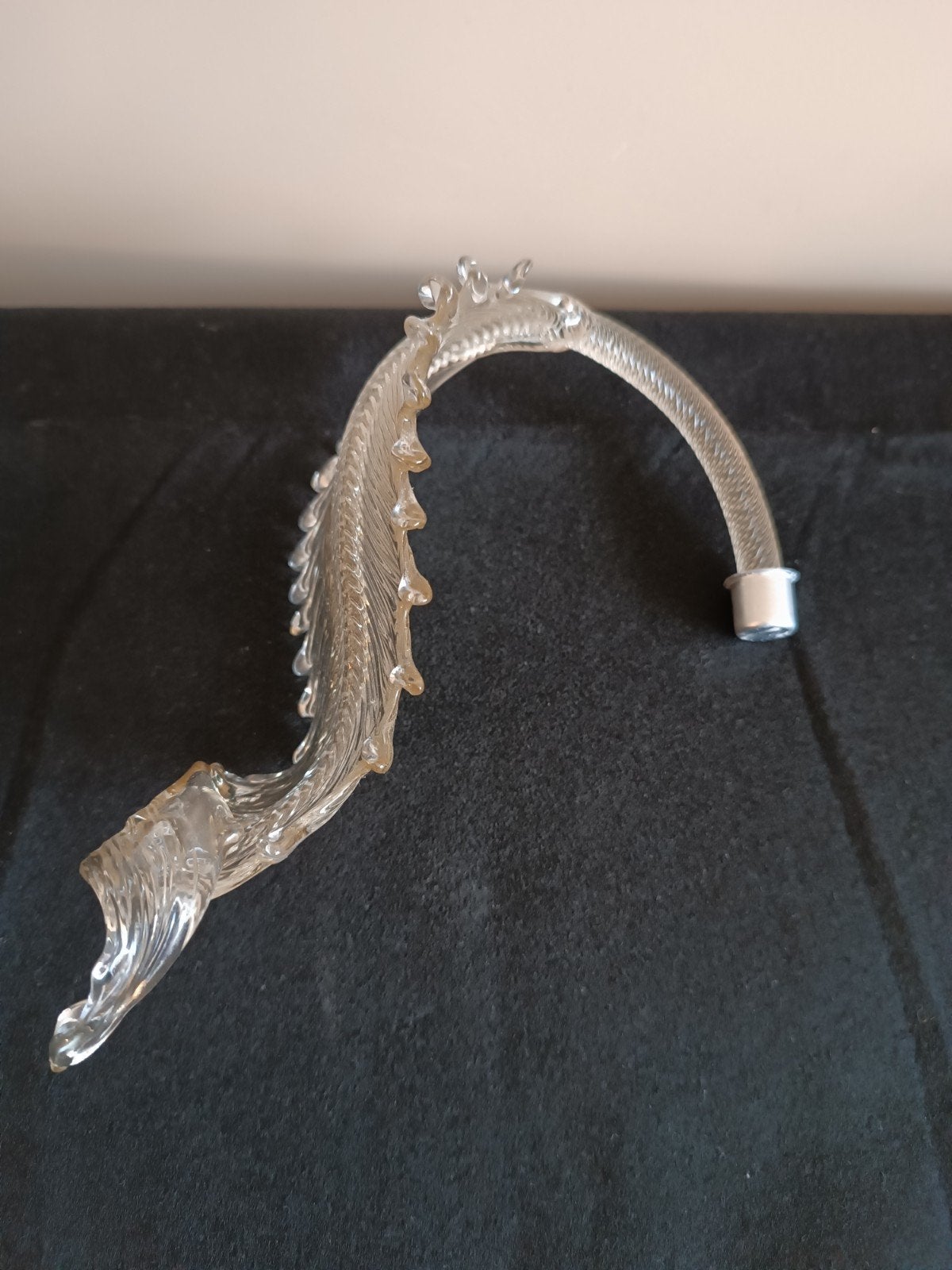 Murano Glas sierlijk gebogen blad voor kroonluchter, Antiek en Kunst, Ophalen of Verzenden